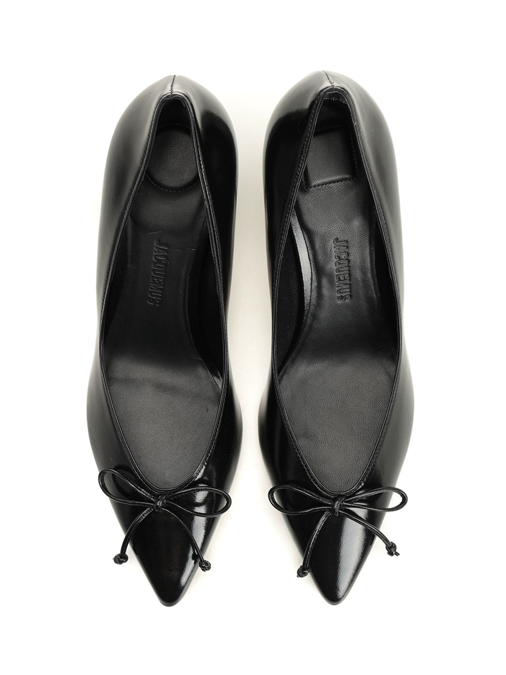 Tourni décolleté Black Cow Leather Pumps