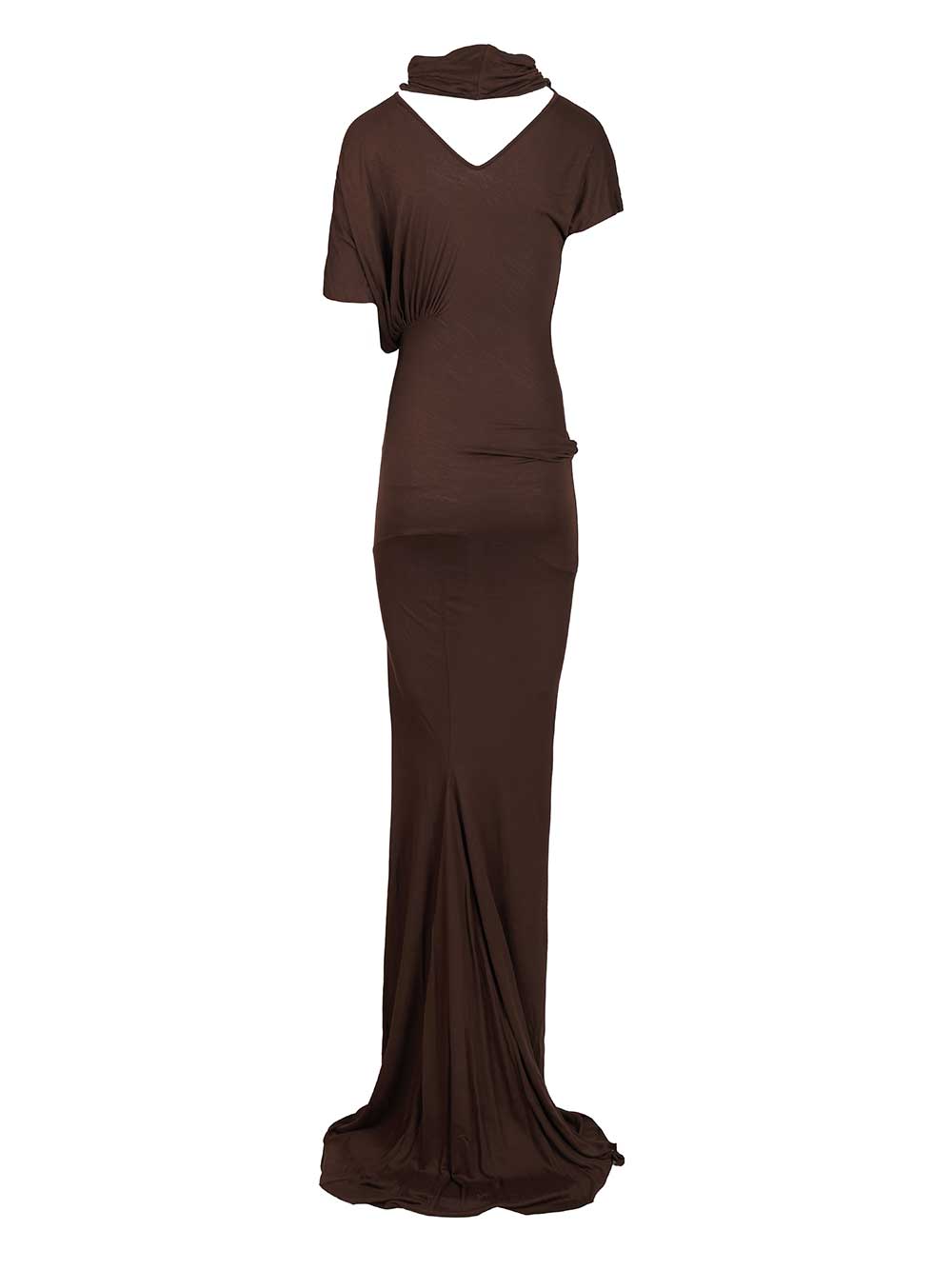 Lilith long dress Brown Viscose