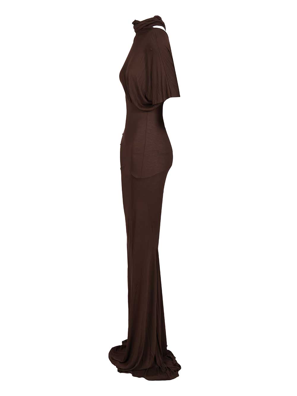 Lilith long dress Brown Viscose