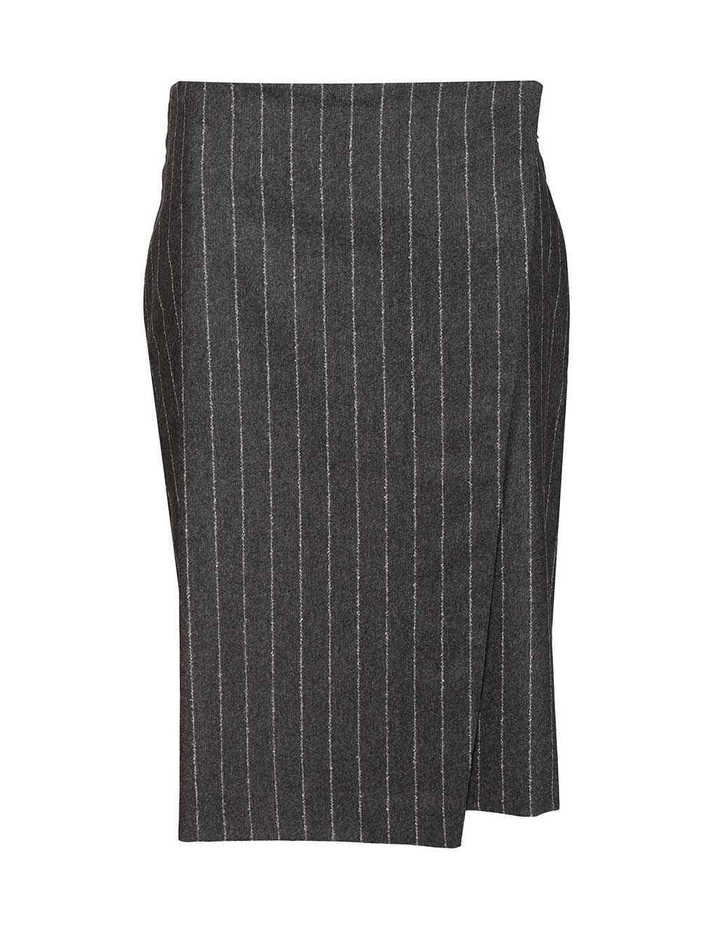 Mason Wrap Skirt Grey Wv Ws Ea