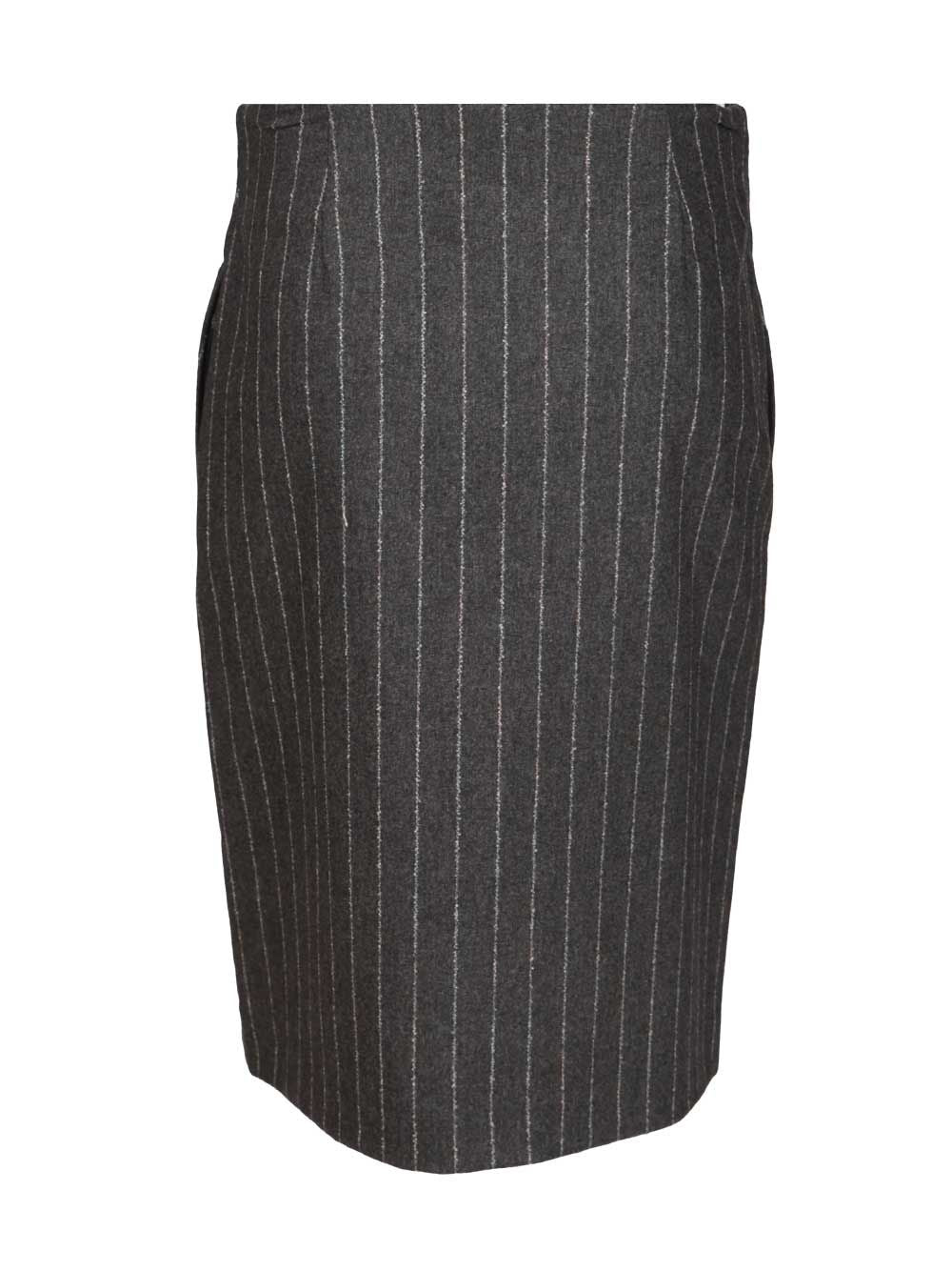 Mason Wrap Skirt Grey Wv Ws Ea