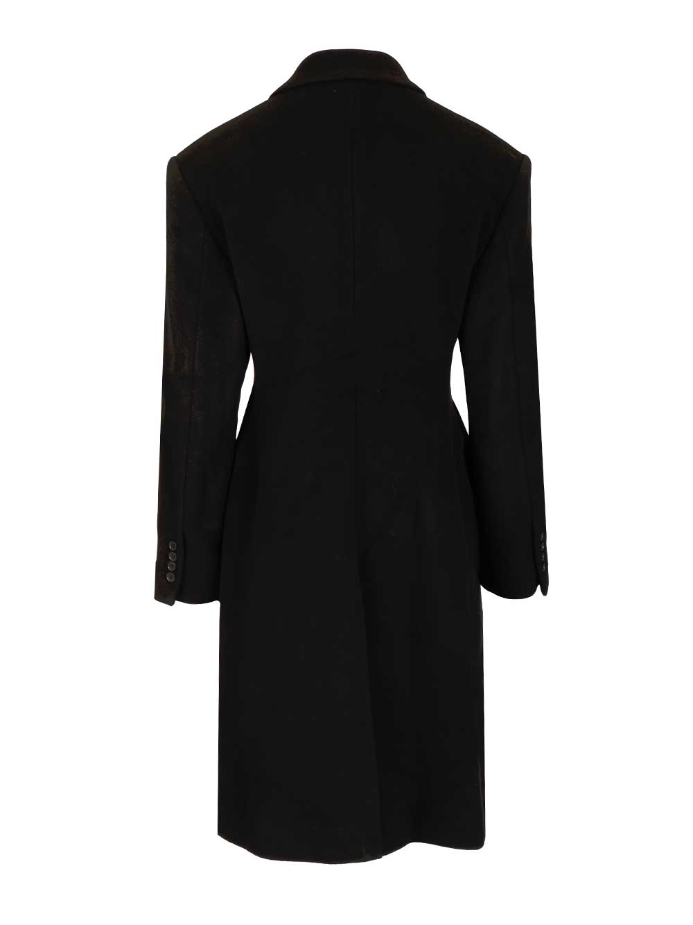 Harper Double-Breasted Coat Black