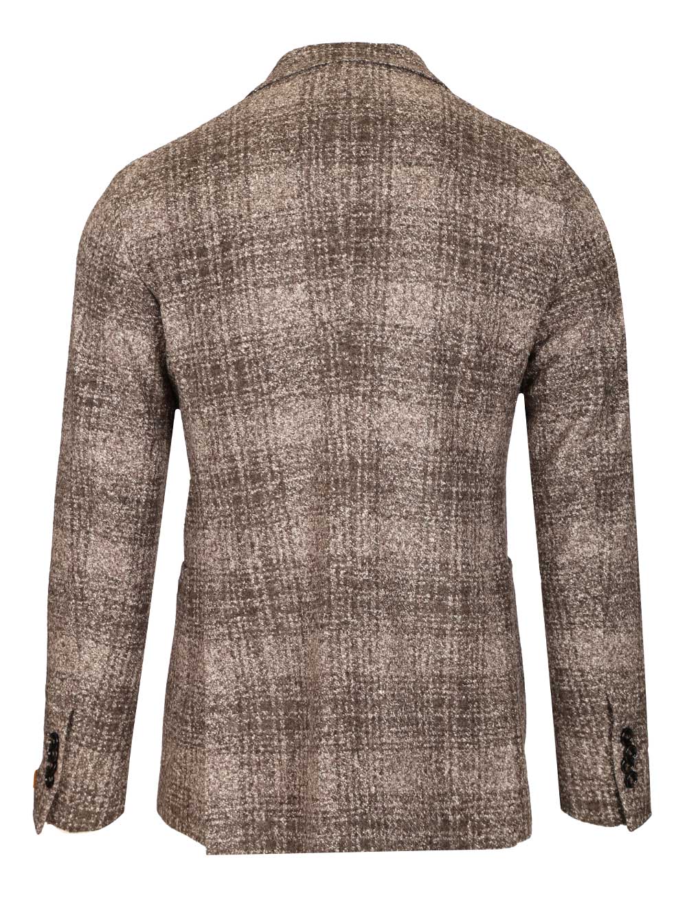 Blazer in wool and silk jersey Brown Poliestere Acrilica Jacket
