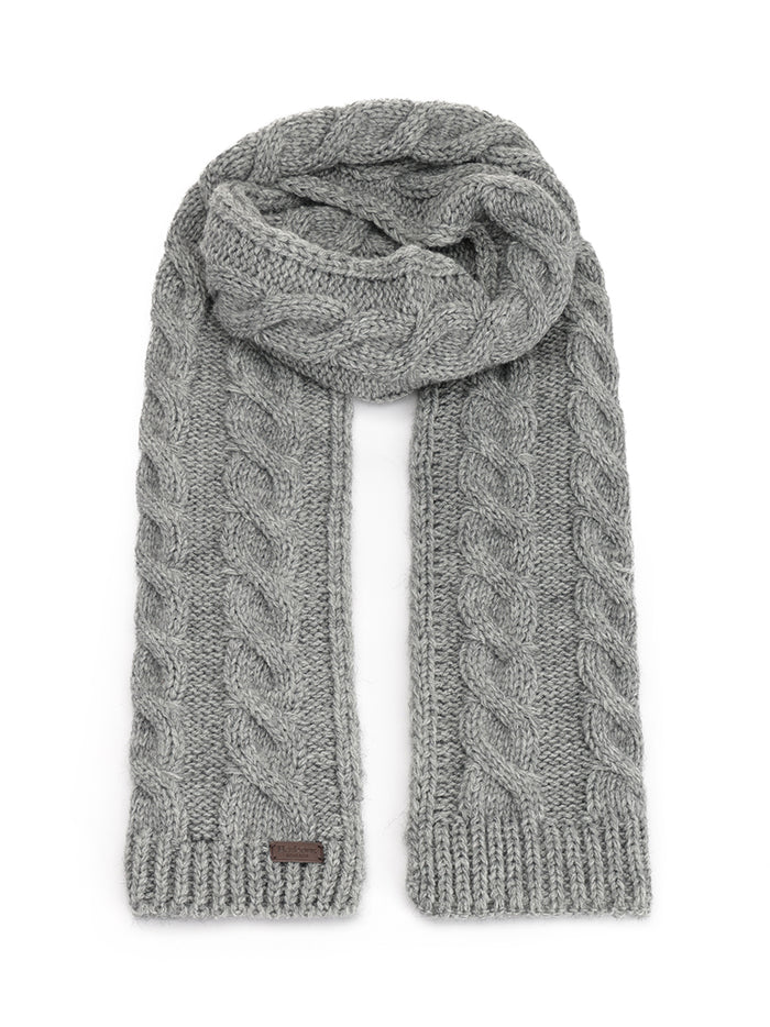 Jesmond hat and scarf set Grey Acrylic Polyamide Polyester