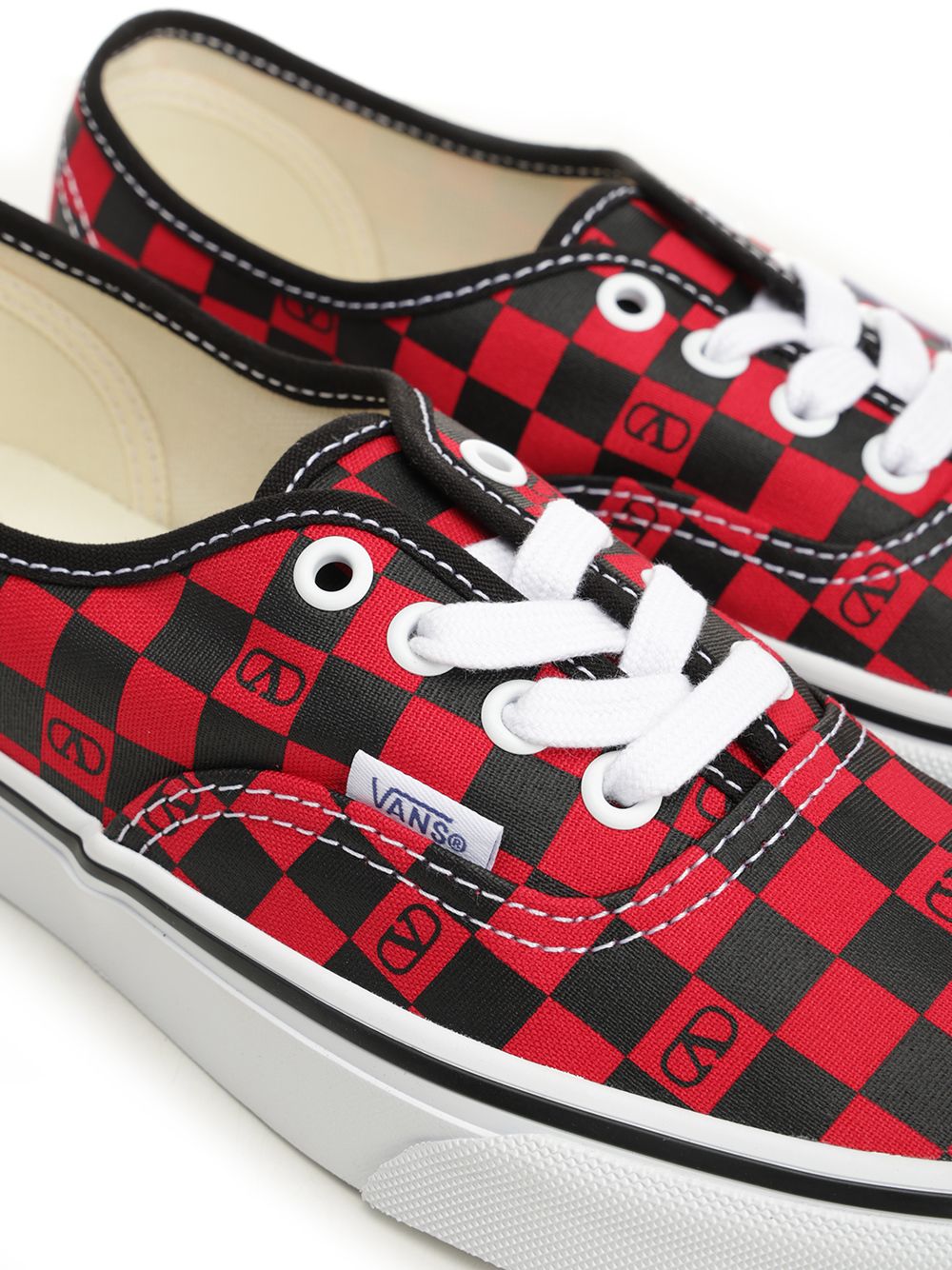 Valentino Garavani x Vans low-top sneaker Red Coupper Co Cotton