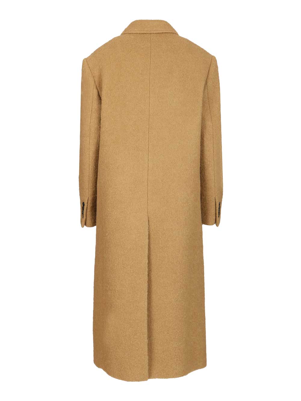 Structured coat Beige Shell: Wool