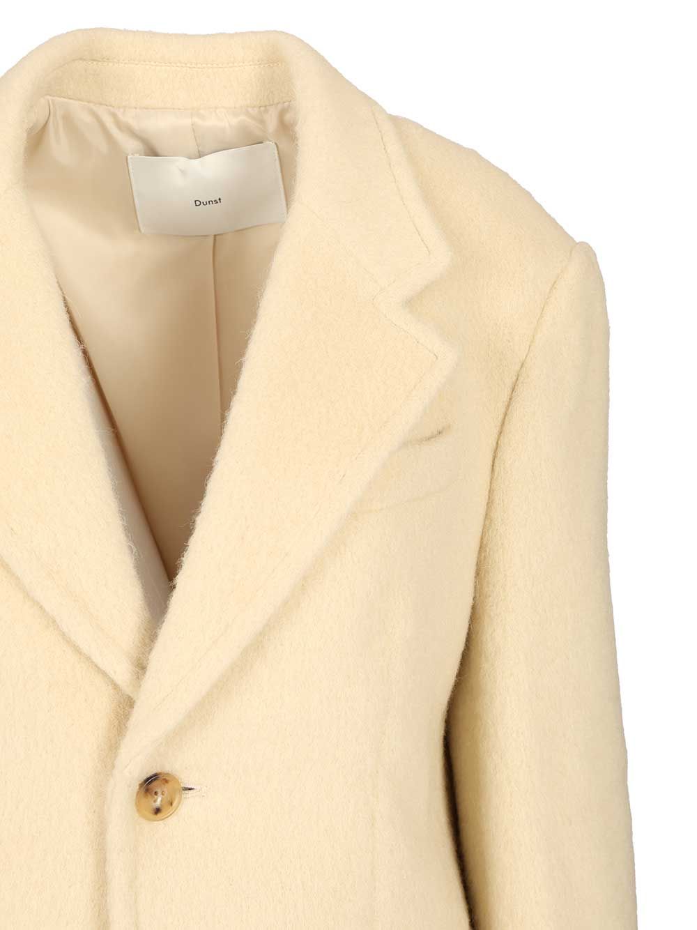 Wool and alpaca blend blazer White Shell: Jacket