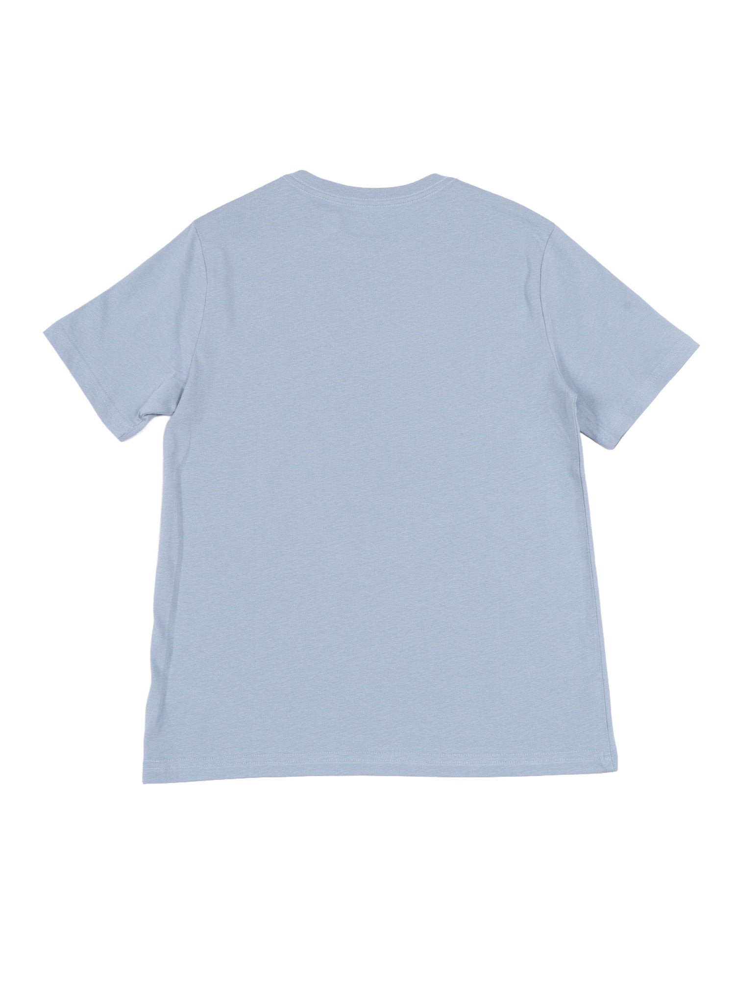 SS CN-TOPS-T-SHIRT Light Blue Cotton Short Sleeves T-shirt
