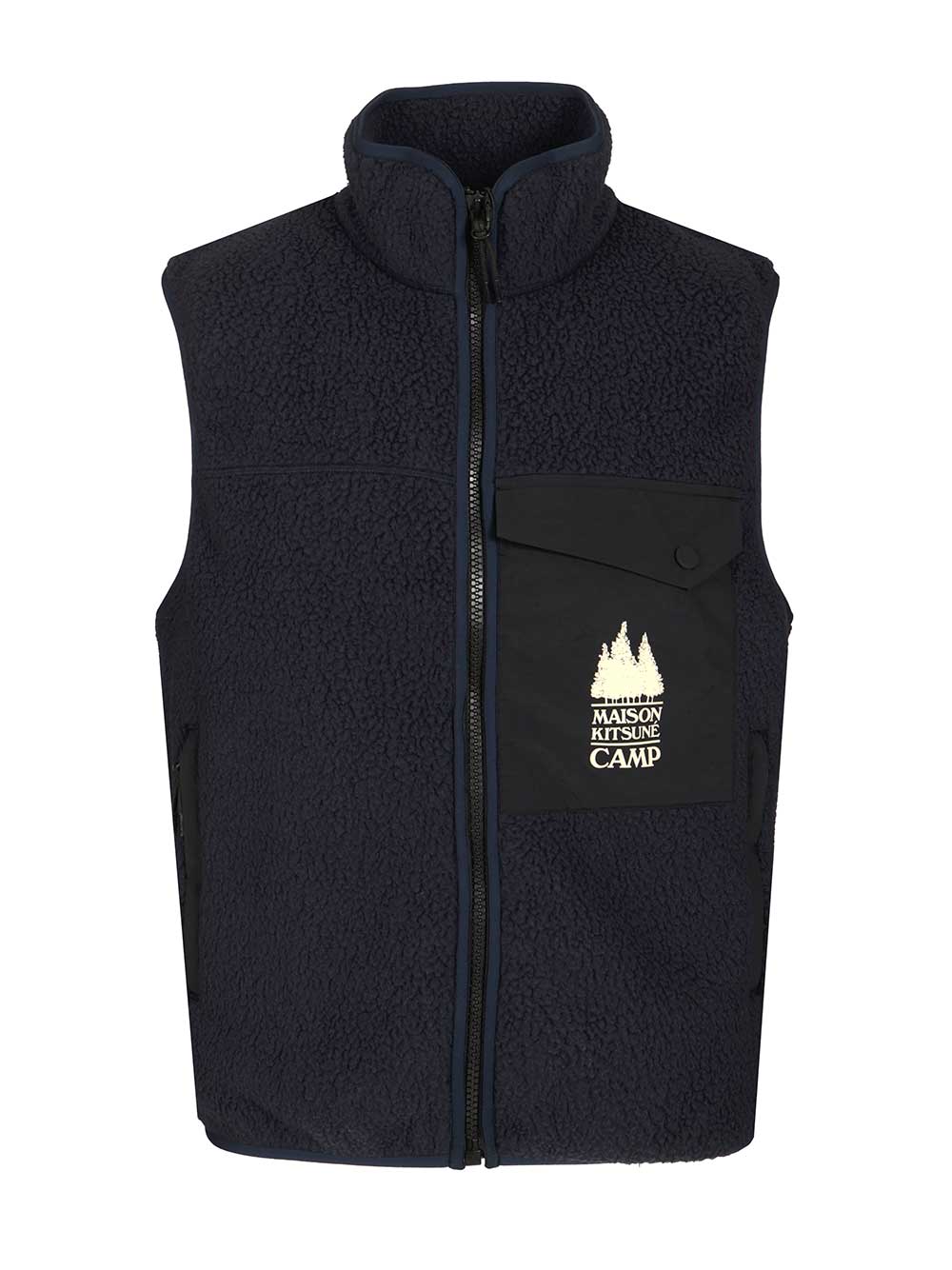 Fleece Vest Blue Jacket