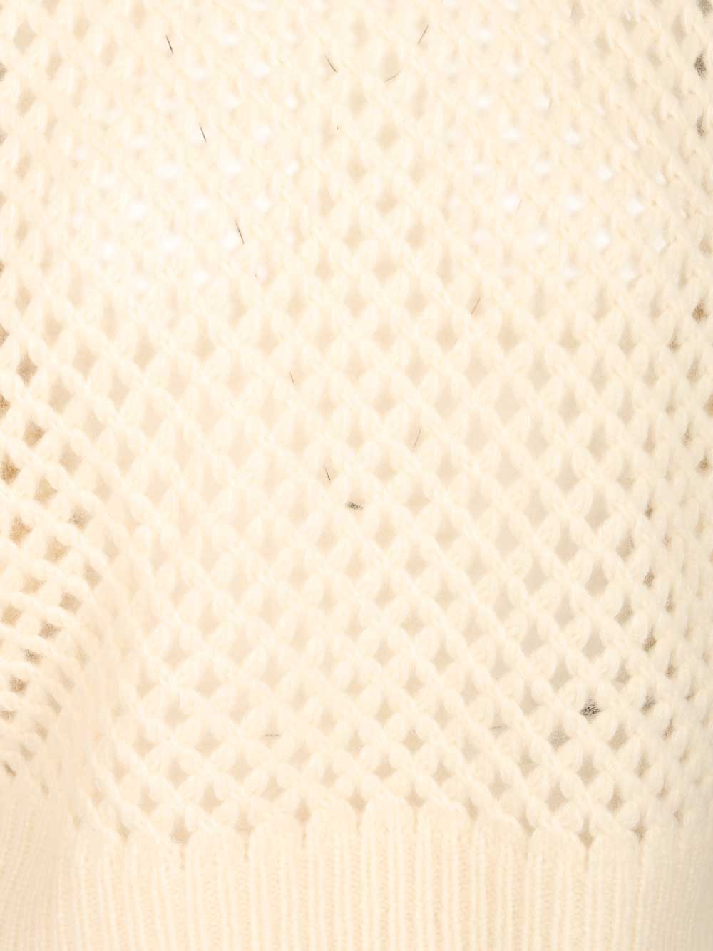 Cashmere And Silk Sweater White