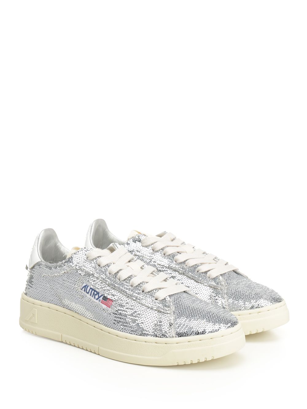 Dallas Low Sparkling Sneakers Silver