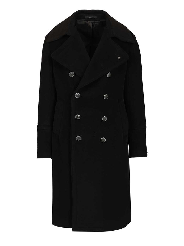 Aviator coat Black Wool