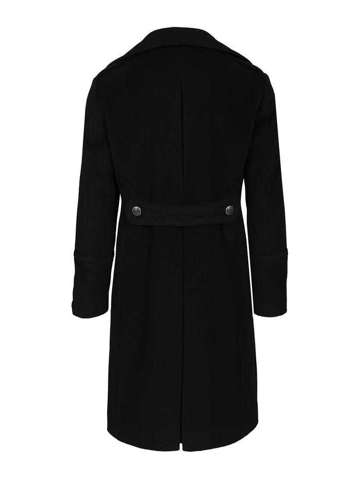 Aviator coat Black Wool