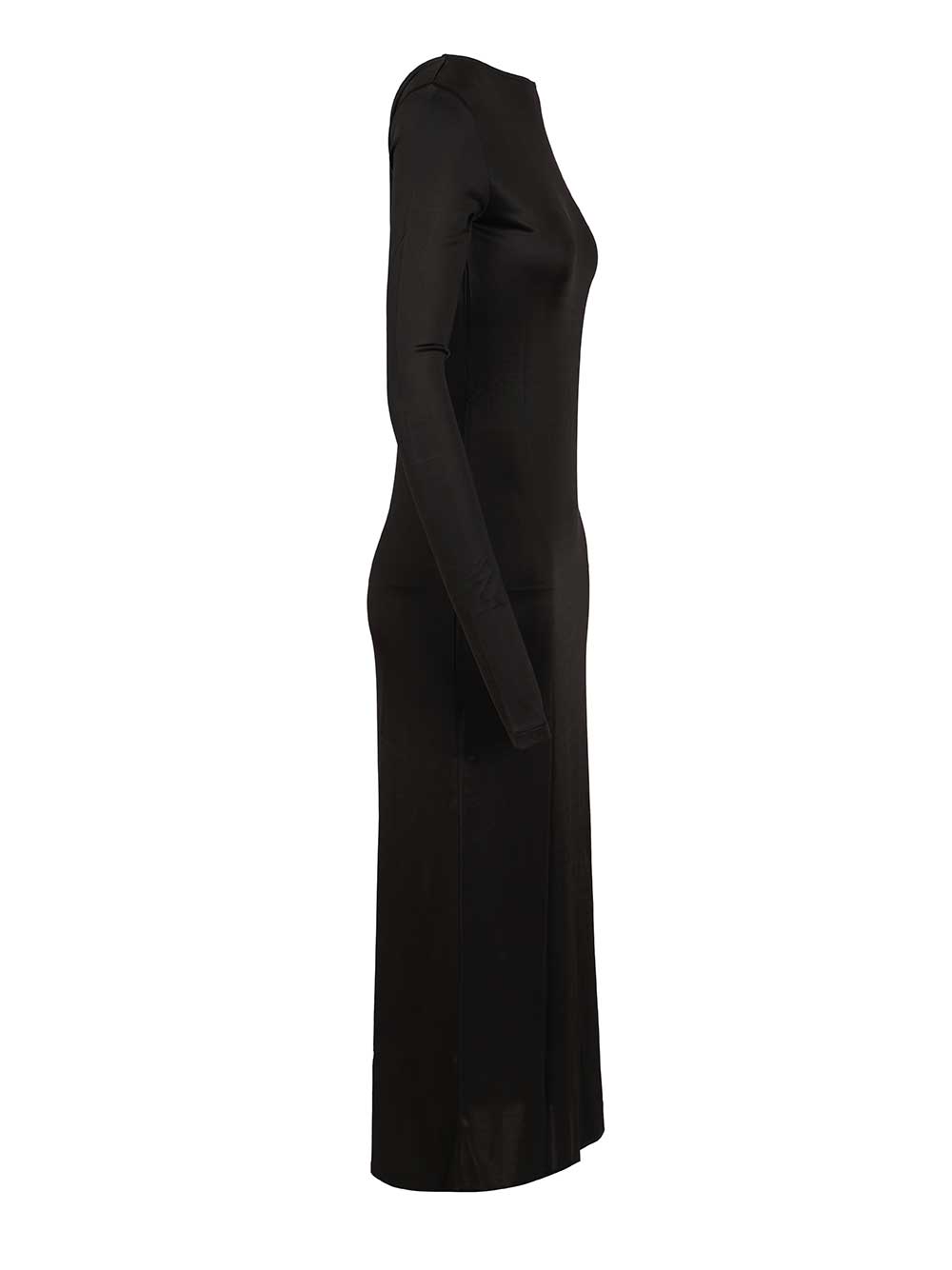 Second Skin Dress Black Acetate (naia) Elastane