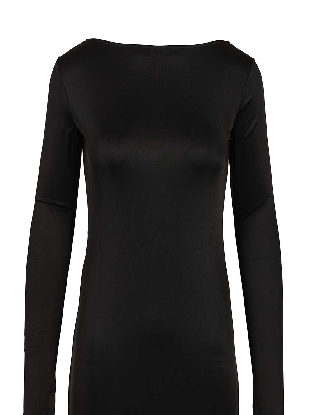 Second Skin Dress Black Acetate (naia) Elastane