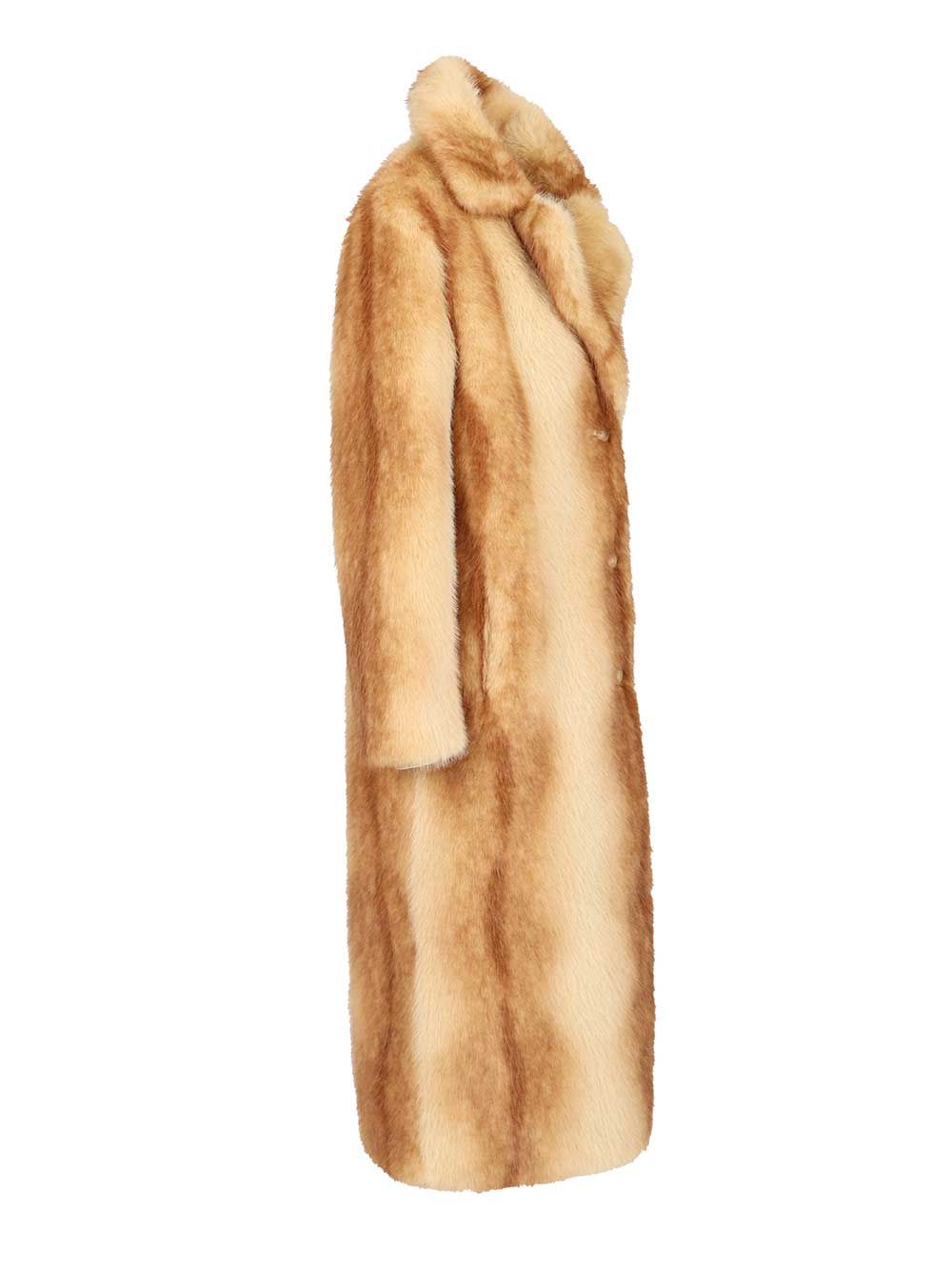 Nora coat Beige Polyester