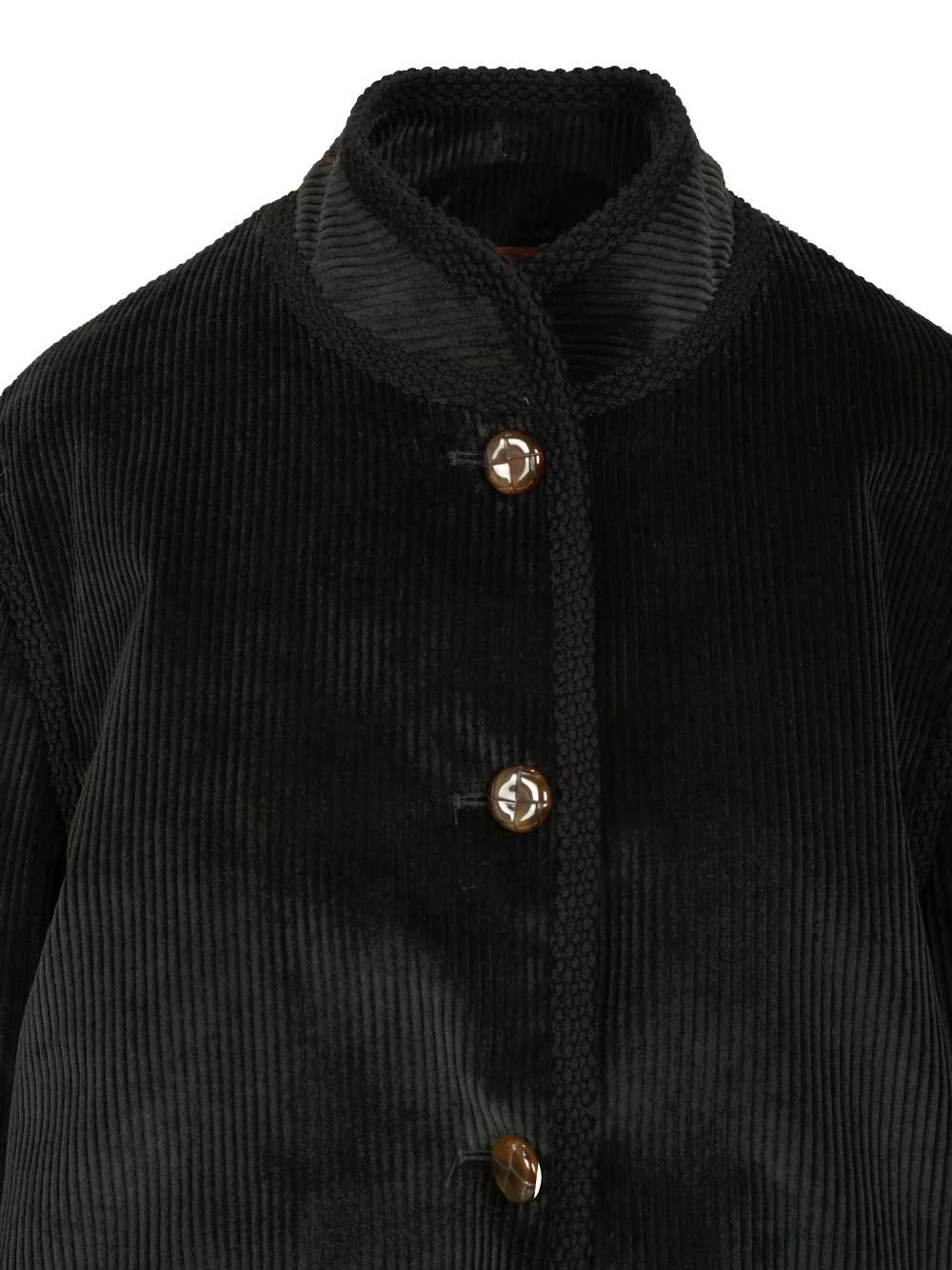 Curly jacket Green