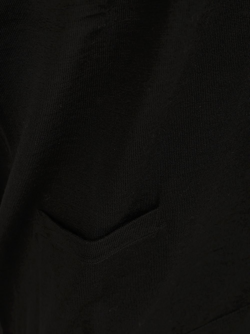 V-Neck Vest Black Wo Plain Jacket