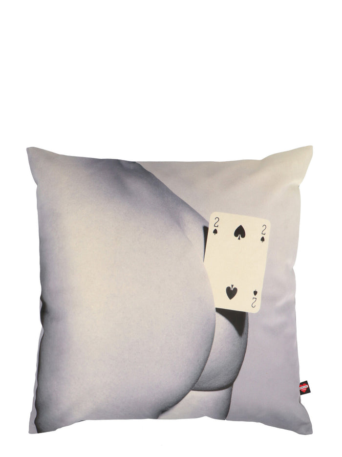 Two of Spade cushion White/black Cushions