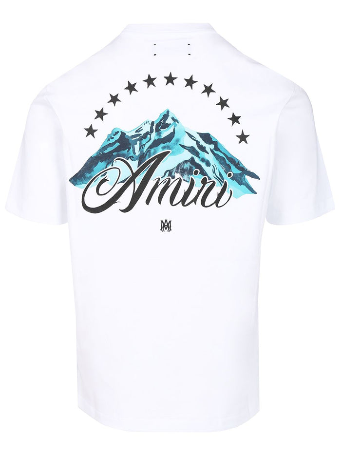 Mountain Tee T-shirt White Cotton