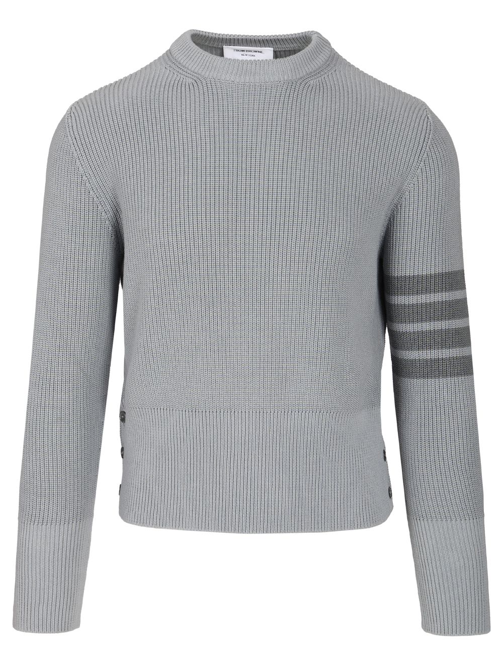 Cotton Sweater Grey Self:cotton