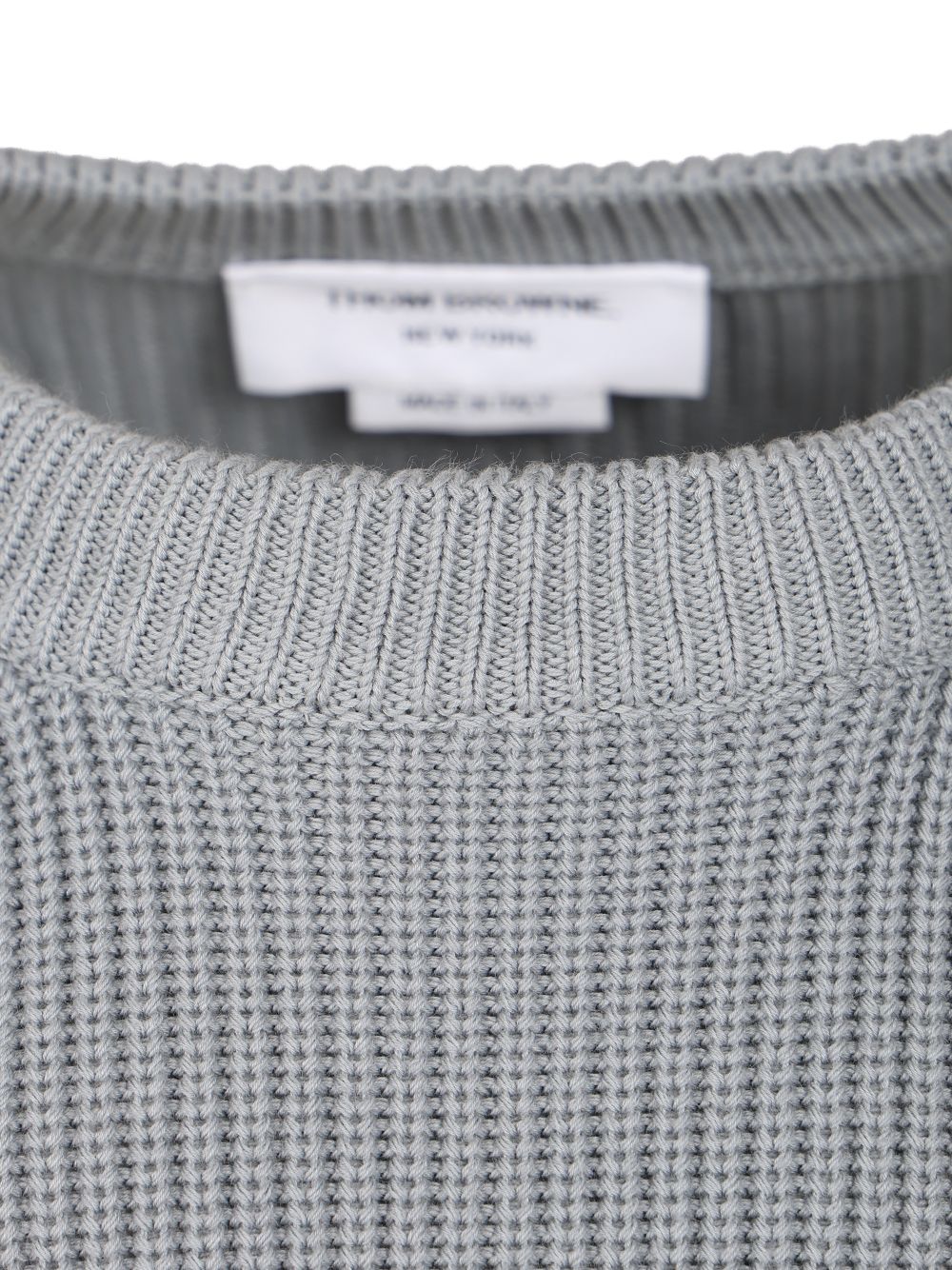 Cotton Sweater Grey Self:cotton