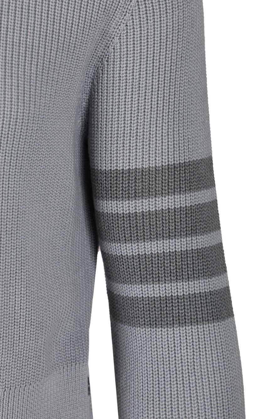 Cotton Sweater Grey Self:cotton
