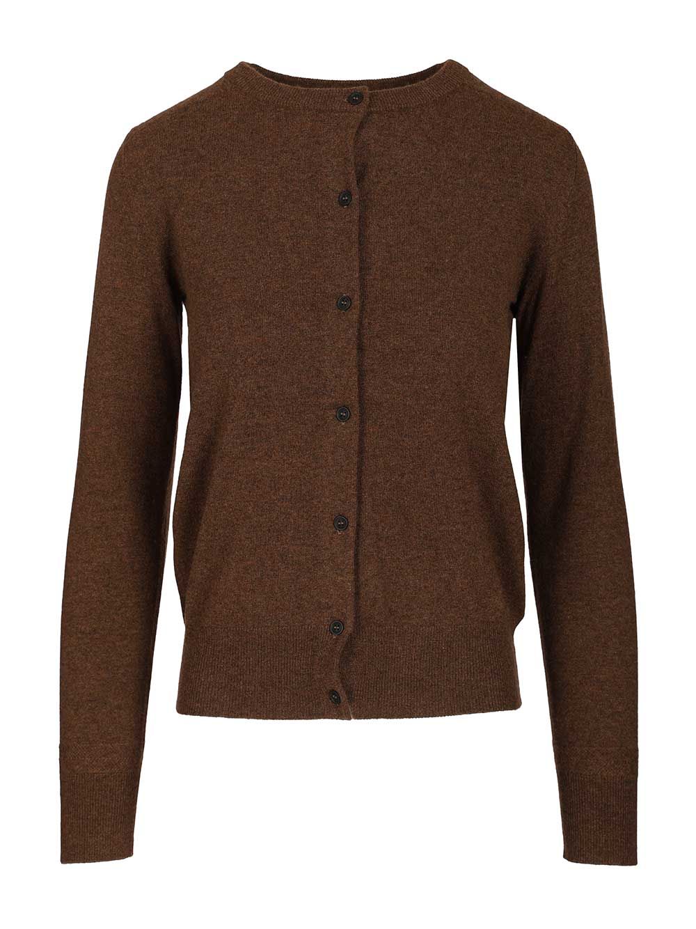 Cashmere cardigan Brown Baby Goat Knitwear