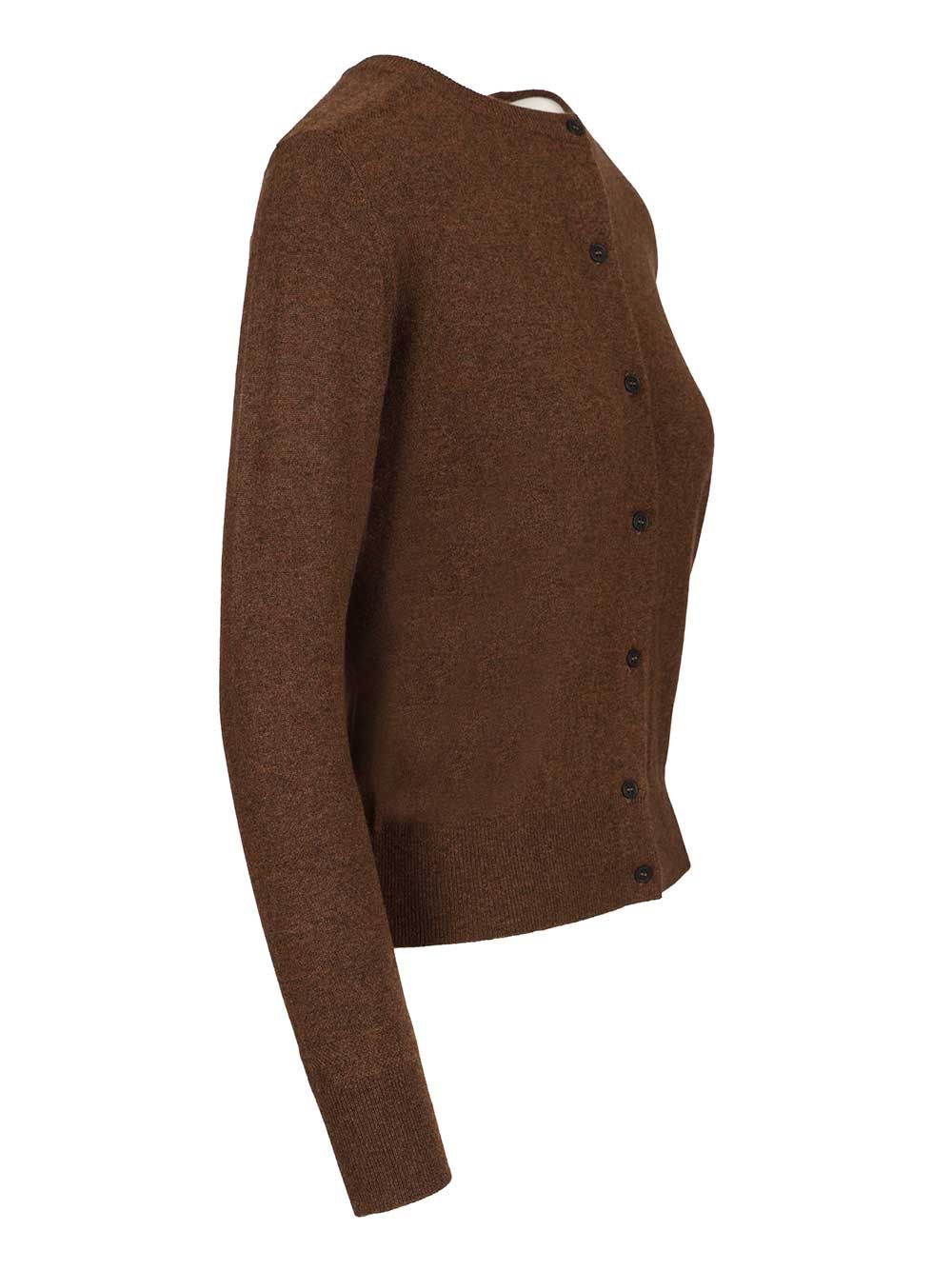 Cashmere cardigan Brown Baby Goat Knitwear