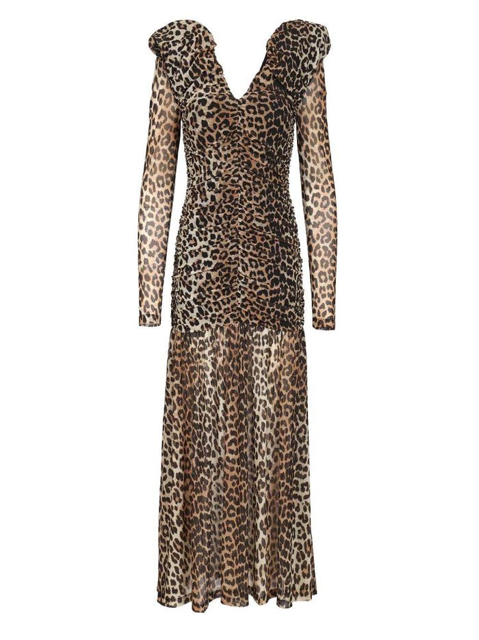 Leopard print dress Animalier Recycled Polyester