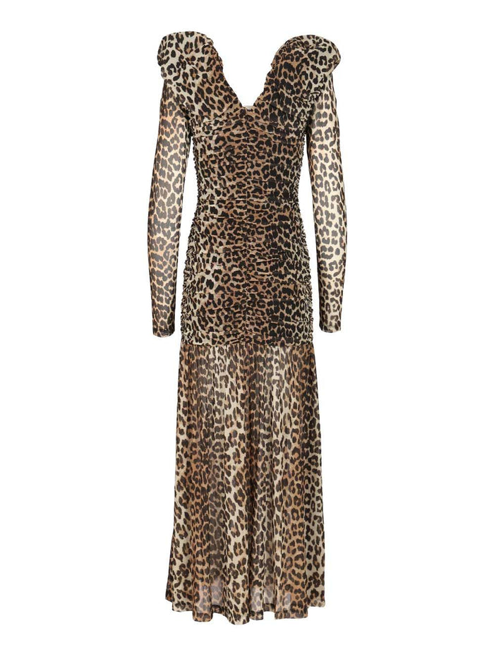 Leopard print dress Animalier Recycled Polyester