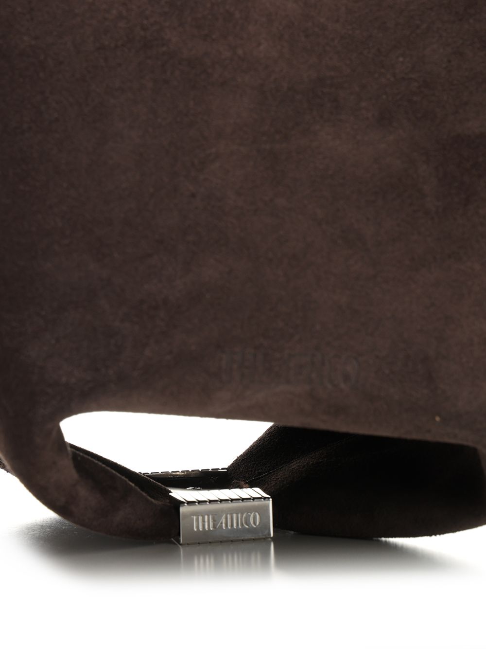 The Attico La Scoop Brown Shoulder Bags