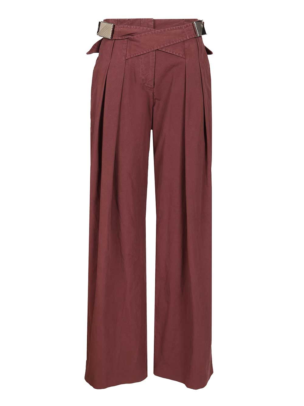 Canvas trousers Violet