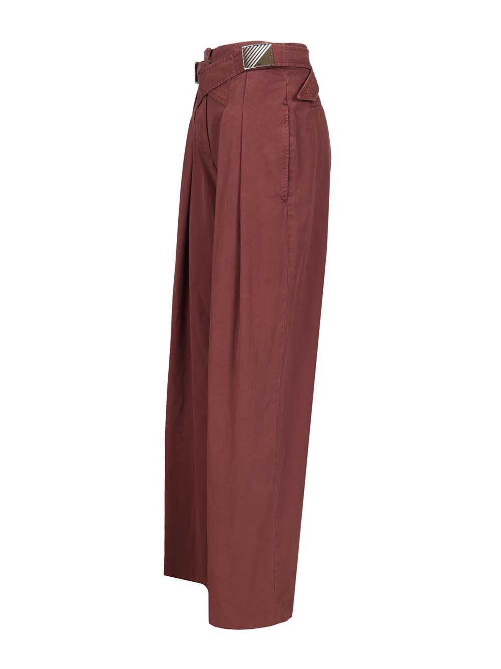 Canvas trousers Violet