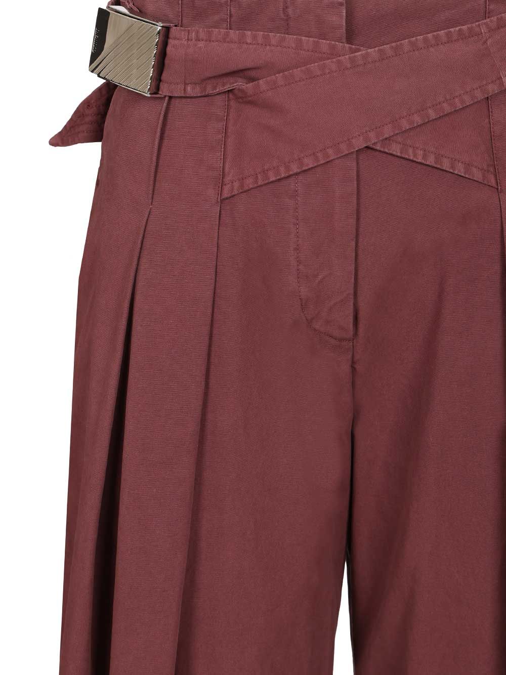 Canvas trousers Violet