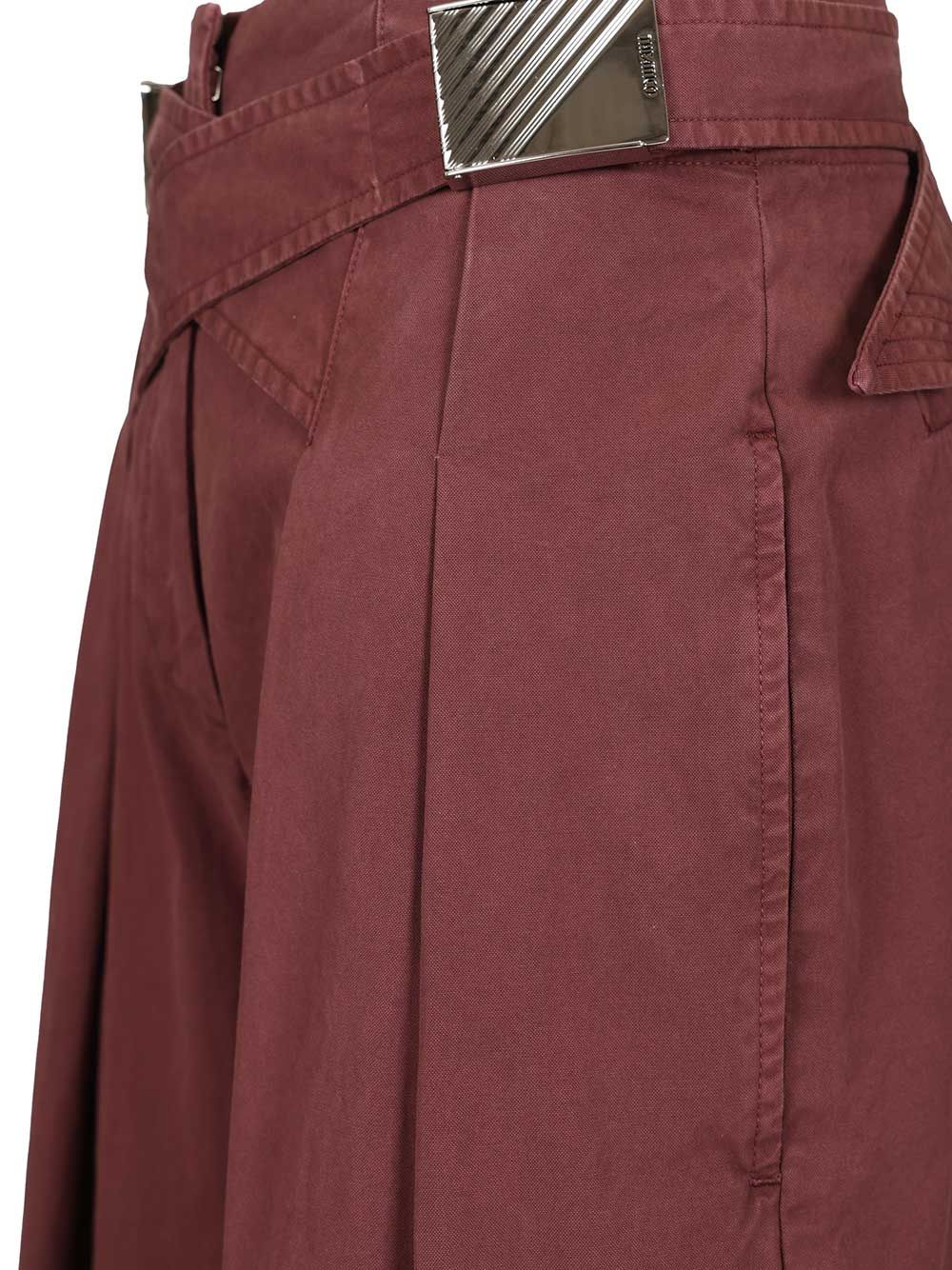 Canvas trousers Violet