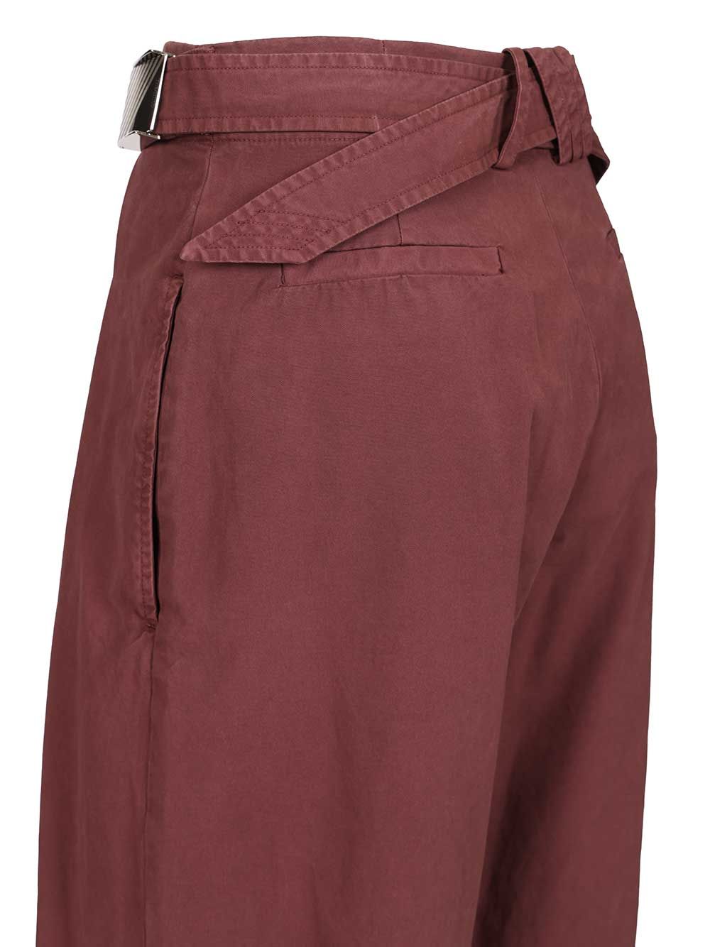 Canvas trousers Violet