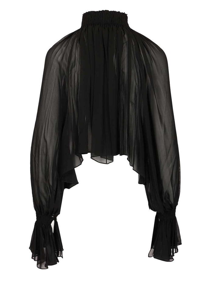 Durer shirt Black Silk Tops