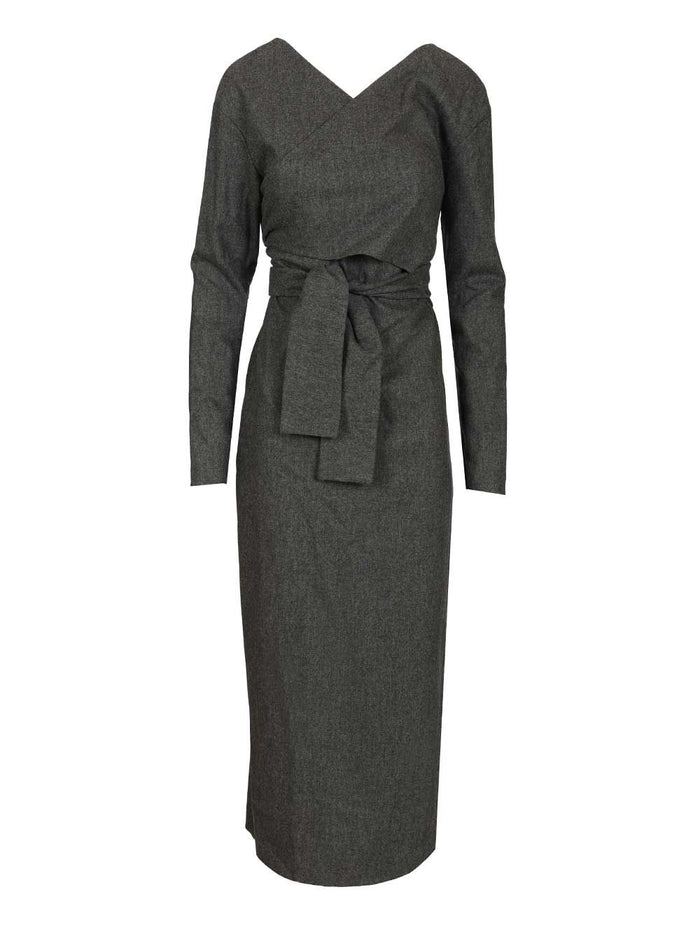 Aubrey dress Grey Wool