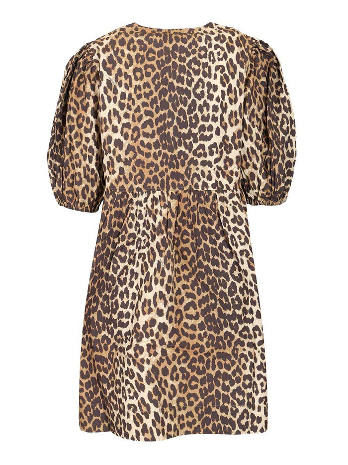 Leopard Print Mini Dress Animalier Organic Cotton