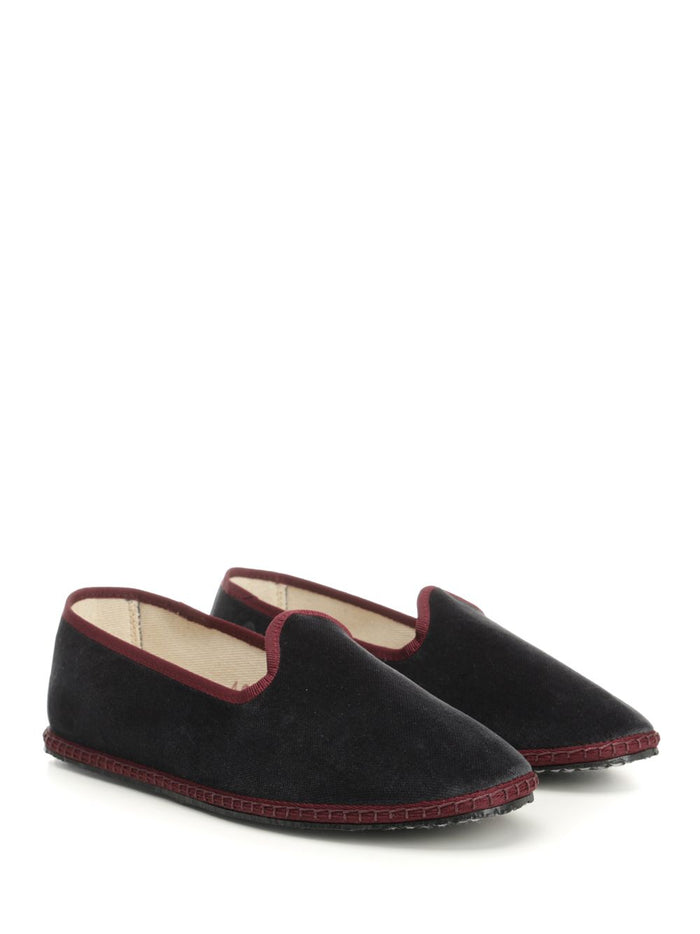 Classic Furlana Velvet Blue Upper Cotton Co Scarpe Basse