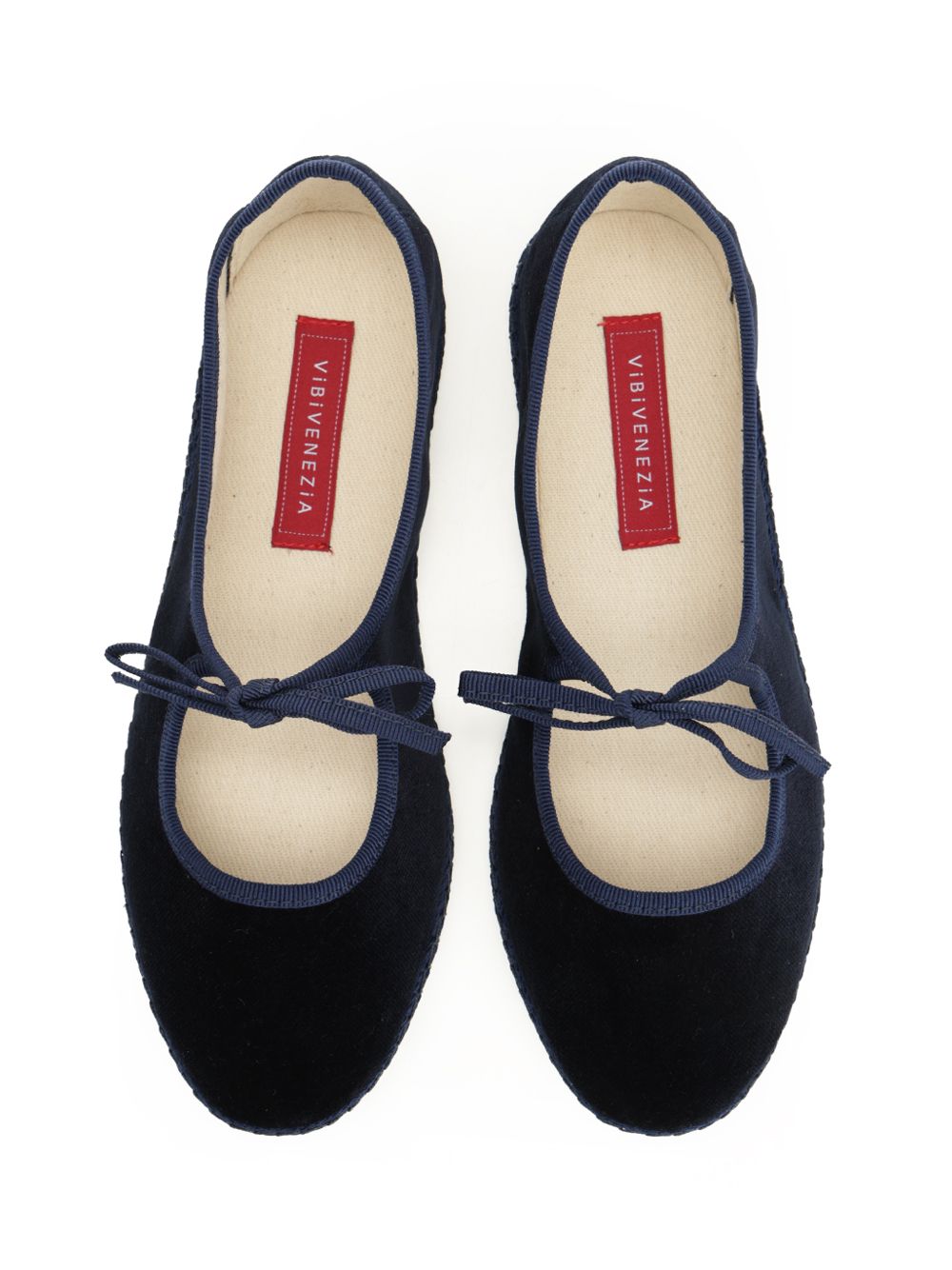Brigitte Mary Jane Blue Upper Cotton Velvet Co Scarpe Basse
