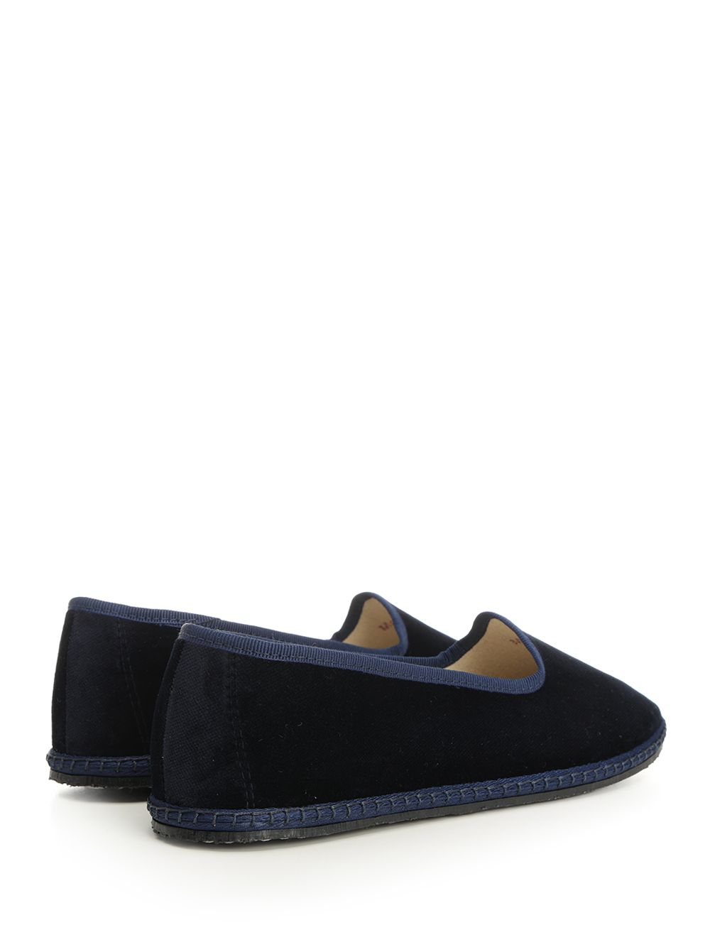 Furlane Blue Upper Cotton Velvet Co Scarpe Basse
