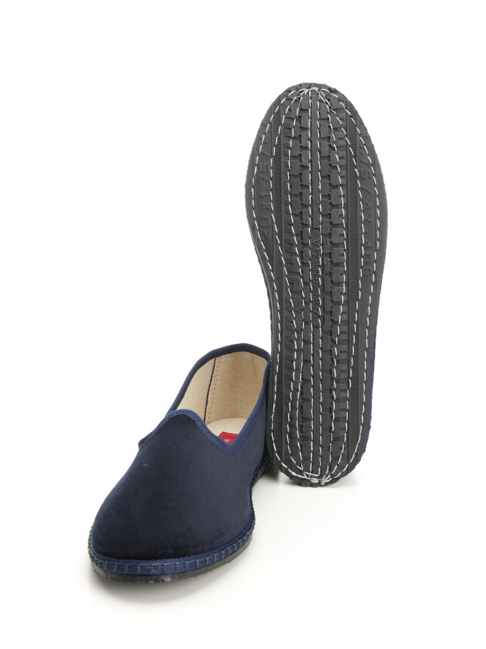 Furlane Blue Upper Cotton Velvet Co Scarpe Basse