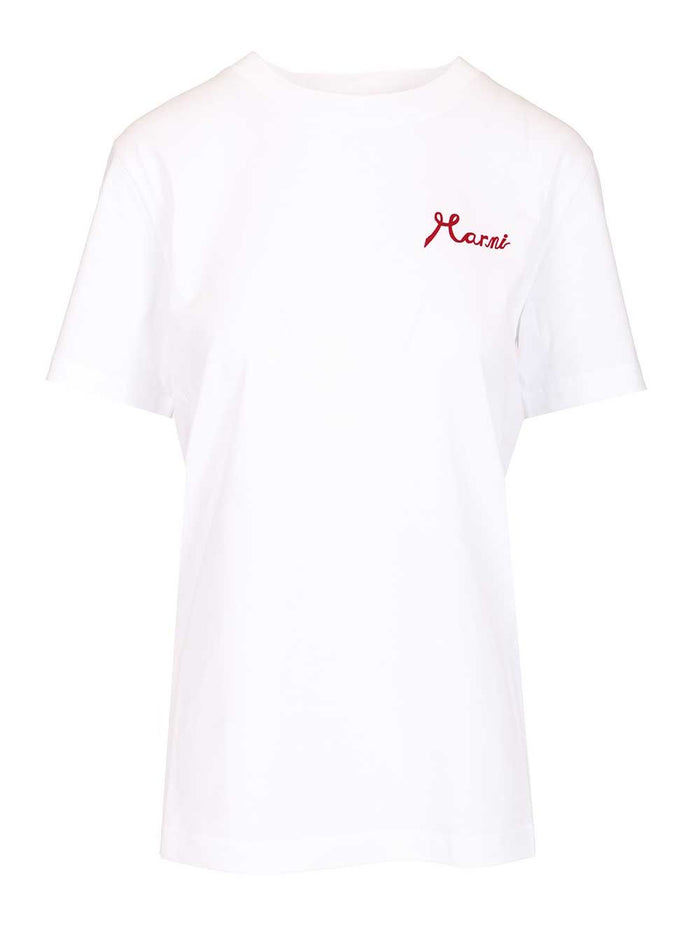 White cotton T-shirt Primary Fabric: Knit