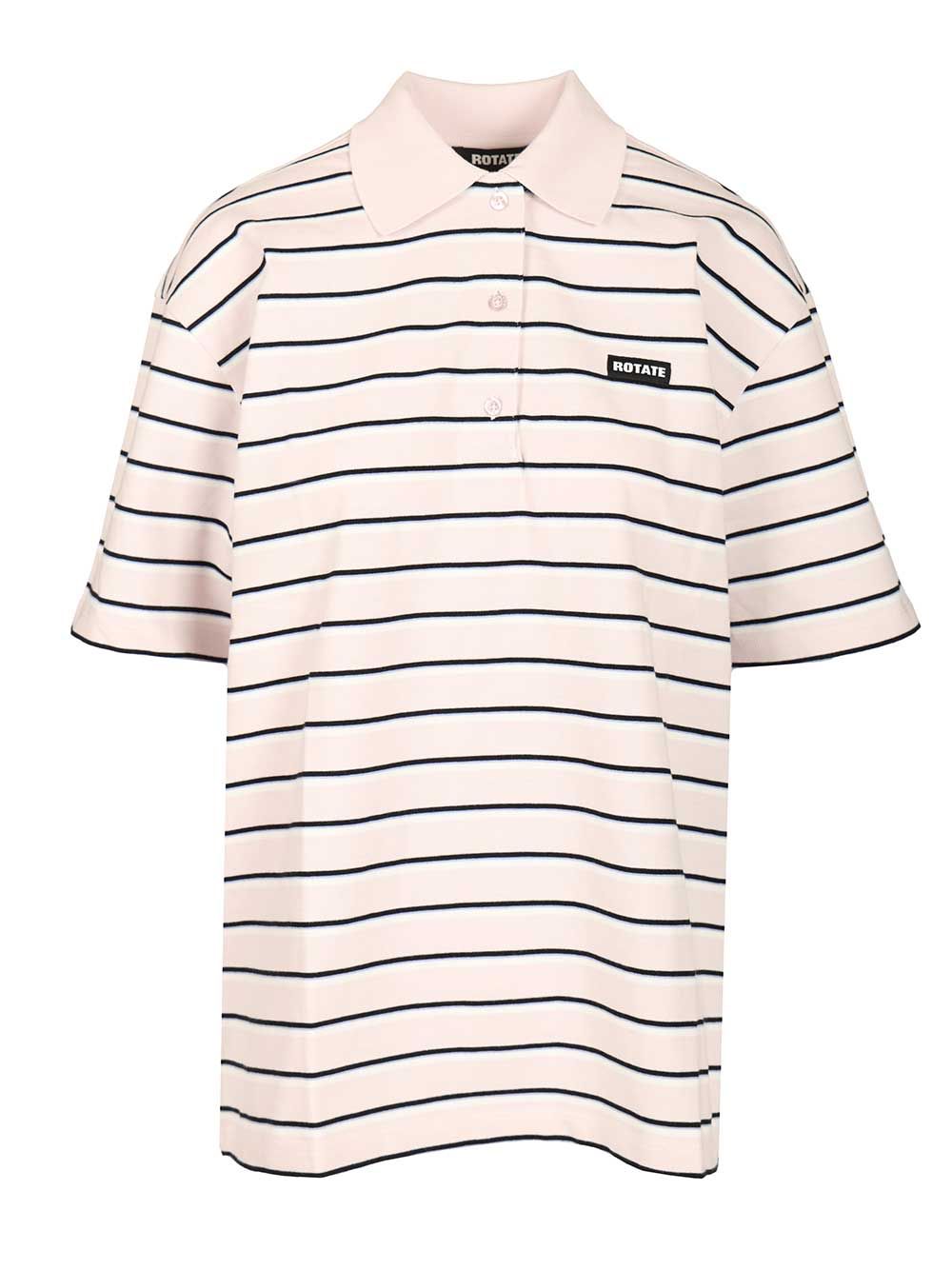 Jersey Polo Shirt Rose Cotton (organic)