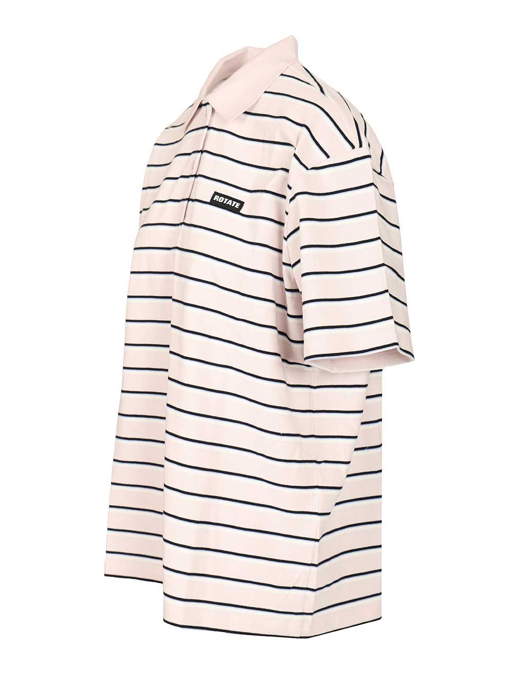 Jersey Polo Shirt Rose Cotton (organic)
