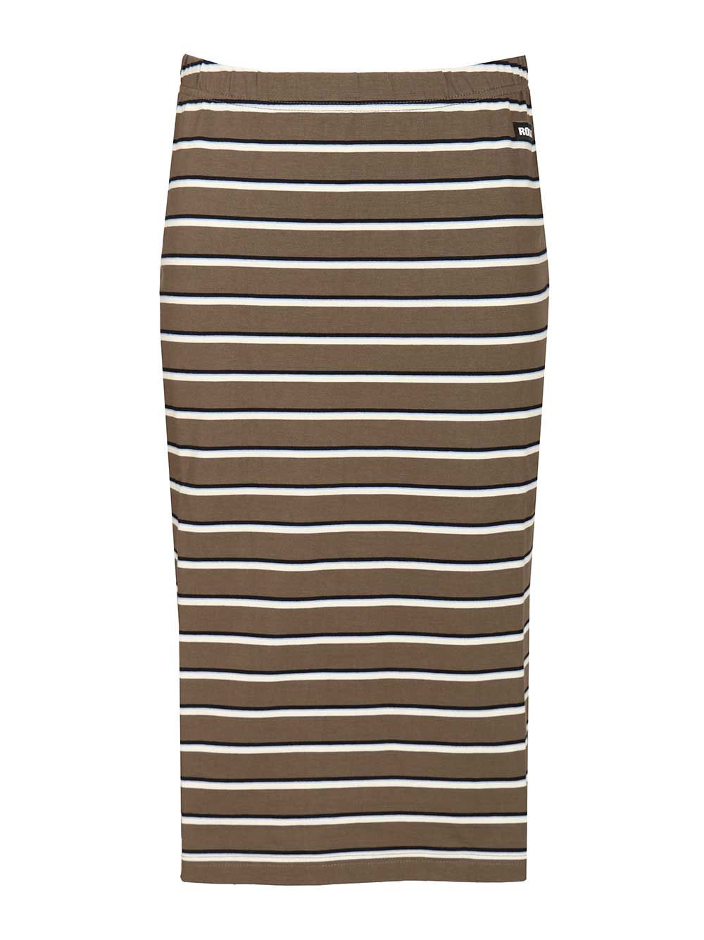 Jersey Midi Skirt Multicolor Cotton (organic)