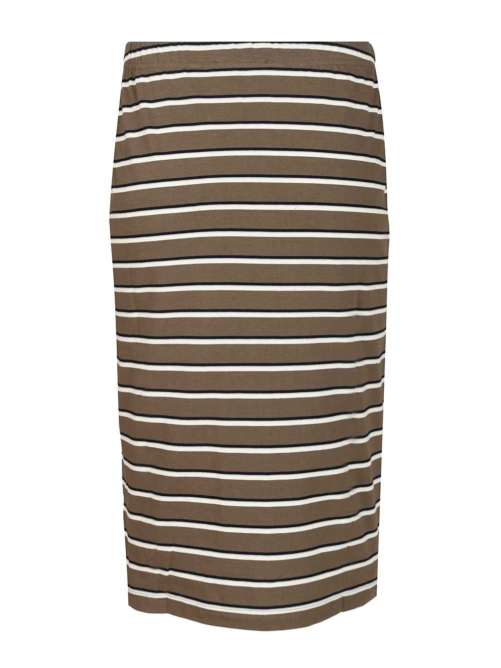 Jersey Midi Skirt Multicolor Cotton (organic)
