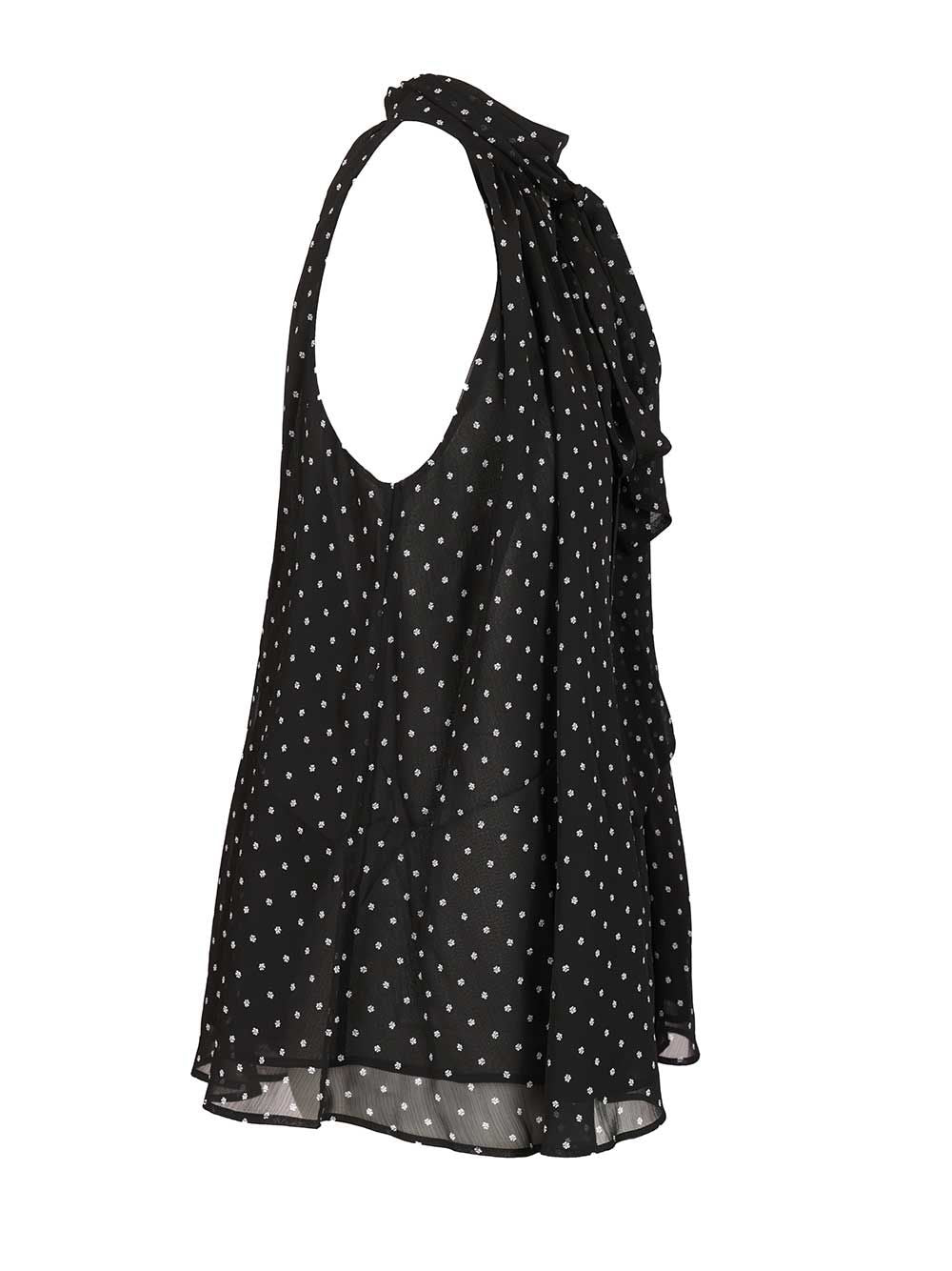 Polka dot top Black Tops